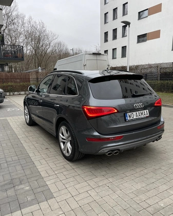 Audi SQ5 cena 118000 przebieg: 154500, rok produkcji 2015 z Warszawa małe 92